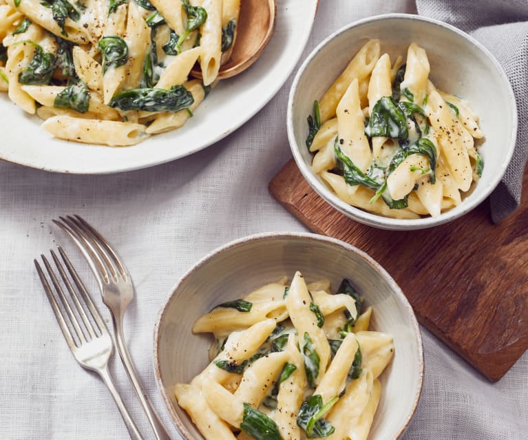 One-Pot-Pasta mit Spinat und Gorgonzola - Cookidoo® – the official  Thermomix® recipe platform