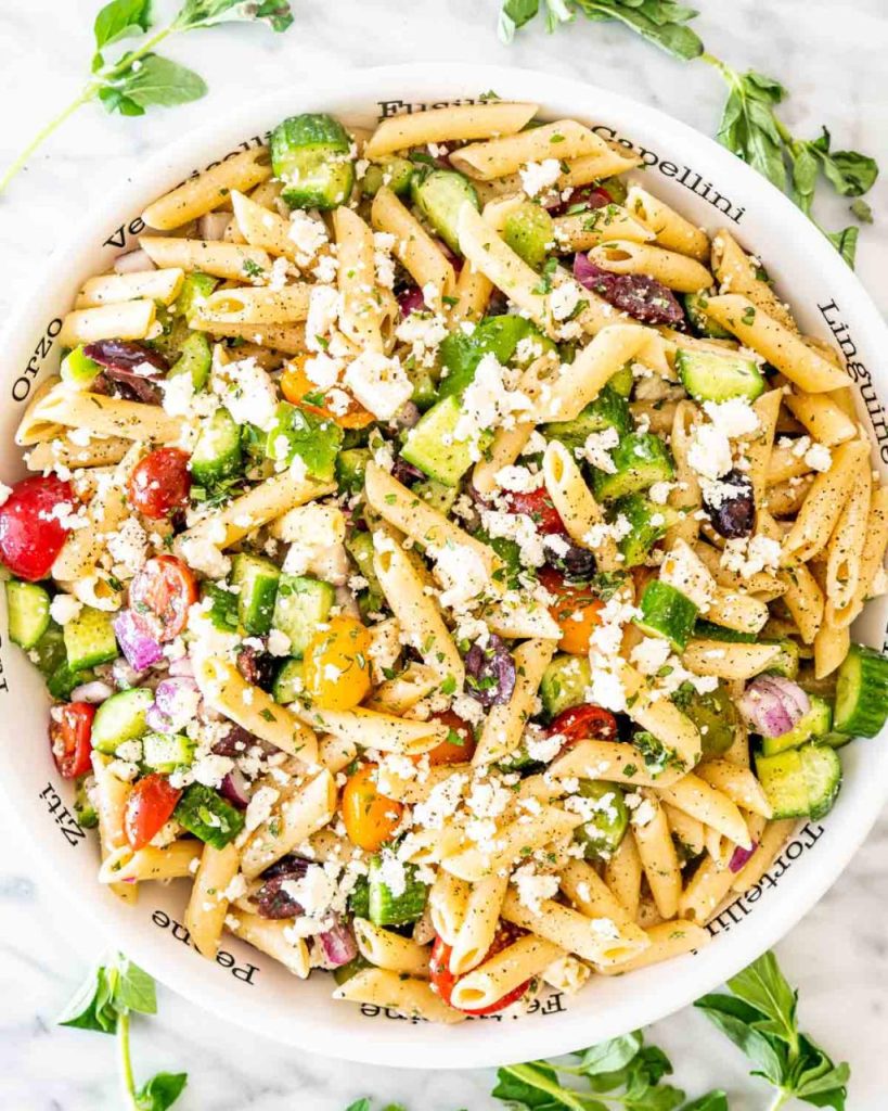 Greek Pasta Salad - Jo Cooks
