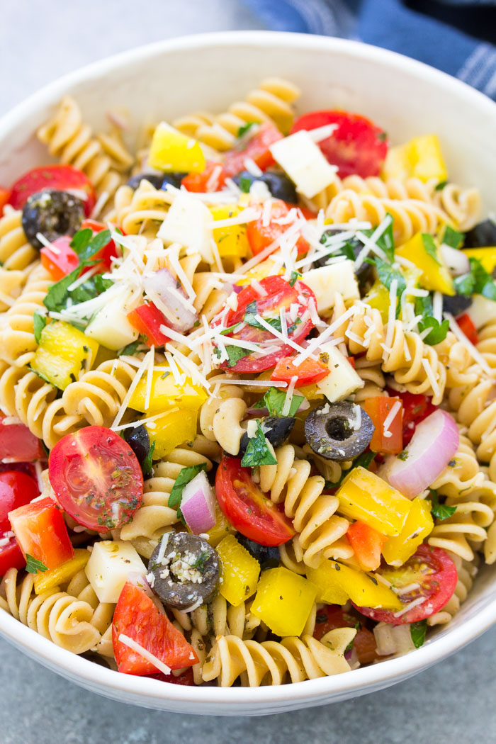 Italian Pasta Salad - Easy, Healthy Recipe!