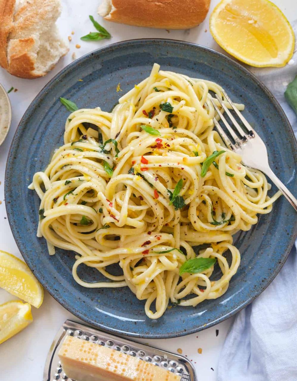 Lemon Garlic Pasta - The clever meal