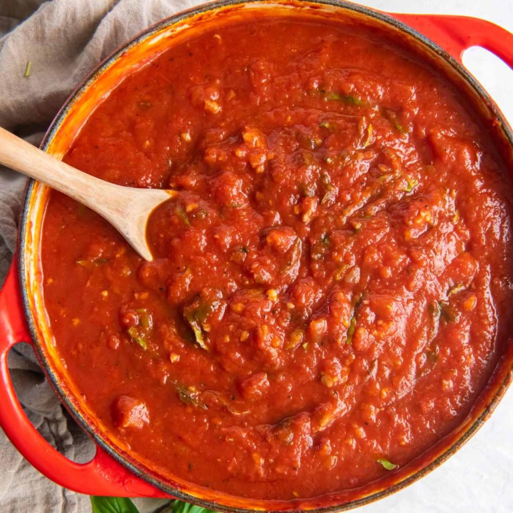 Homemade Spaghetti Sauce Recipe - Kristine's Kitchen